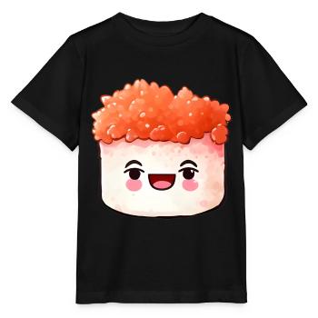 Sushi - T-shirt bio MINI CREATOR Stanley/Stella Enfant - noir - Devant - Mikhail (115cm)