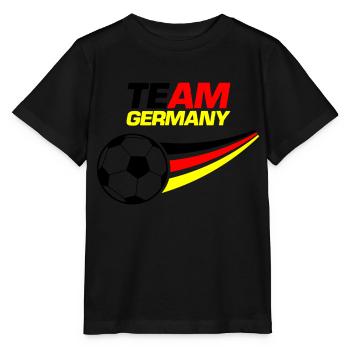 Team Germany Soccer - Stanley/Stella MINI CREATOR Kids’ T-Shirt - black - Front - Mikhail (115cm)