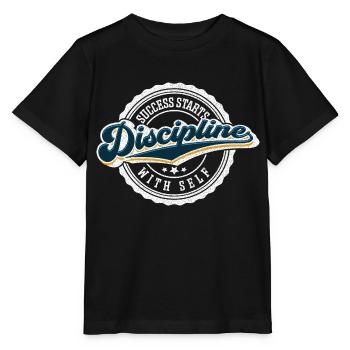 Success Starts With Self Discipline - T-shirt bio MINI CREATOR Stanley/Stella Enfant - noir - Devant - Mikhail (115cm)
