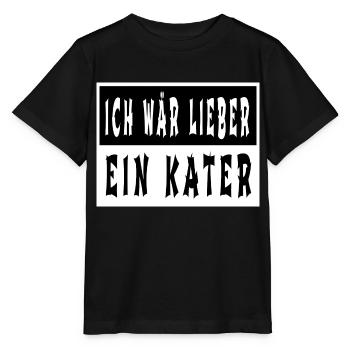 bday zitat meerkatze humor lustig perserkatze - Stanley/Stella Kinder T-Shirt MINI CREATOR  - Schwarz - Vorne - Mikhail (115cm)