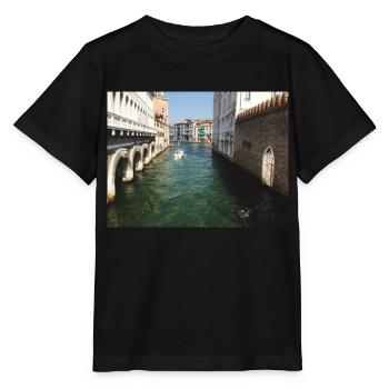 Sommer in Venedig - Stanley/Stella Kinder T-Shirt MINI CREATOR  - Schwarz - Vorne - Mikhail (115cm)