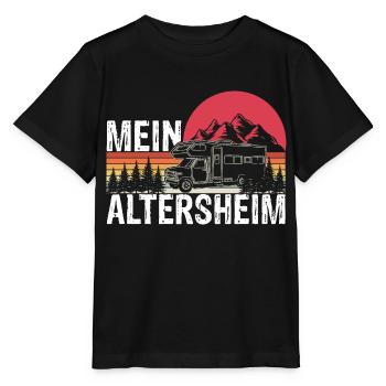 Mein Altersheim Rente Wohnmobil Urlauber Rentner - Stanley/Stella Kinder T-Shirt MINI CREATOR  - Schwarz - Vorne - Mikhail (115cm)