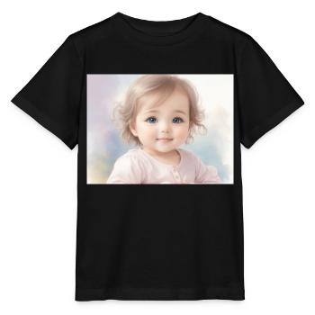 Vêtements pour garçon - T-shirt bio MINI CREATOR Stanley/Stella Enfant - noir - Devant - Mikhail (115cm)