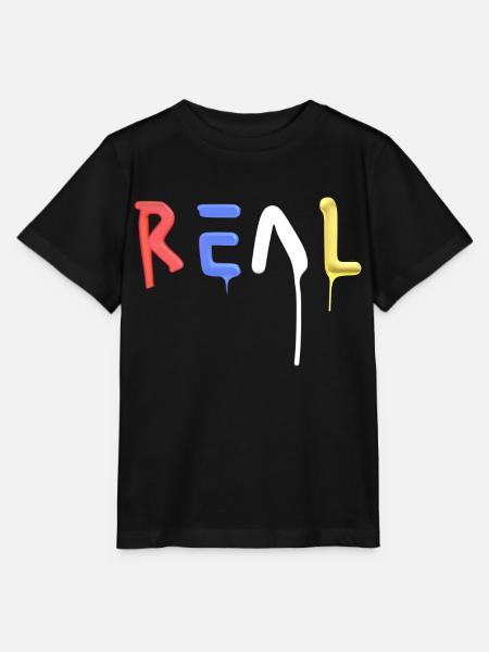 Real - Stanley/Stella Kinder T-Shirt MINI CREATOR - Schwarz