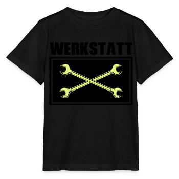 werkzeug werkstatt - Stanley/Stella Kinder T-Shirt MINI CREATOR  - Schwarz - Vorne - Mikhail (115cm)