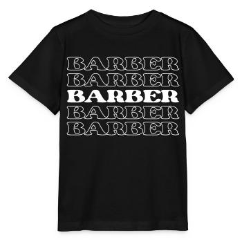 Friseur Friseur Friseur Friseur Stylist Haare - Stanley/Stella Kinder T-Shirt MINI CREATOR  - Schwarz - Vorne - Mikhail (115cm)