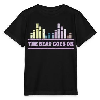 The Beat passe sur DJ Musician Equalizer - T-shirt bio MINI CREATOR Stanley/Stella Enfant - noir - Devant - Mikhail (115cm)