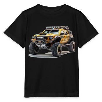 Offroad-Rennen sind eine beliebte Sportart - Stanley/Stella Kinder T-Shirt MINI CREATOR  - Schwarz - Vorne - Mikhail (115cm)