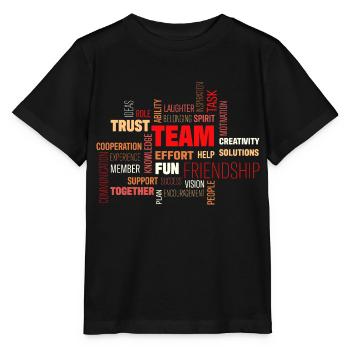 team - Stanley/Stella Kinder T-Shirt MINI CREATOR  - Schwarz - Vorne - Mikhail (115cm)