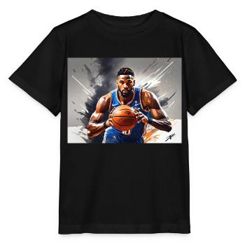 Basketball #1 - Stanley/Stella Kinder T-Shirt MINI CREATOR  - Schwarz - Vorne - Mikhail (115cm)