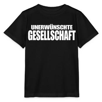 UNERWÜNSCHTE GESELLSCHAFT - Stanley/Stella Kinder T-Shirt MINI CREATOR  - Schwarz - Vorne - Mikhail (115cm)
