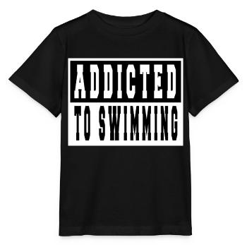 bicycle swim hoodies and sweatshirts statement - Stanley/Stella MINI CREATOR Kids’ T-Shirt - black - Front - Mikhail (115cm)