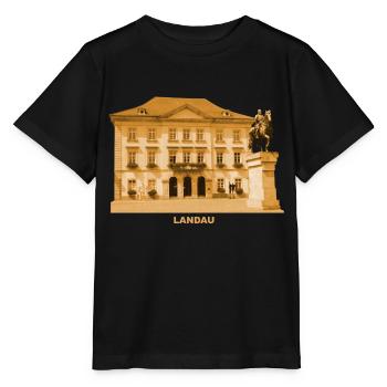 Landau, Palatinat, Mairie, Neckar, Rhénanie-Palatinat - T-shirt bio MINI CREATOR Stanley/Stella Enfant - noir - Devant - Mikhail (115cm)