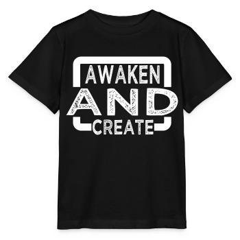 Déclaration Drôle Croissance Nouveauté Insight - T-shirt bio MINI CREATOR Stanley/Stella Enfant - noir - Devant - Mikhail (115cm)