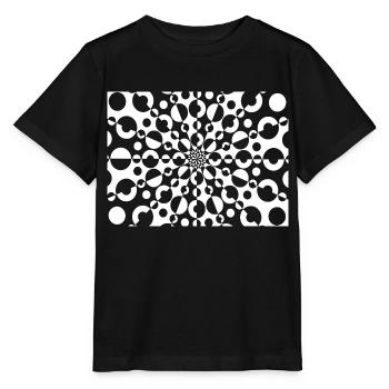Illusion d’optique - Des visuels fascinants - T-shirt bio MINI CREATOR Stanley/Stella Enfant - noir - Devant - Mikhail (115cm)