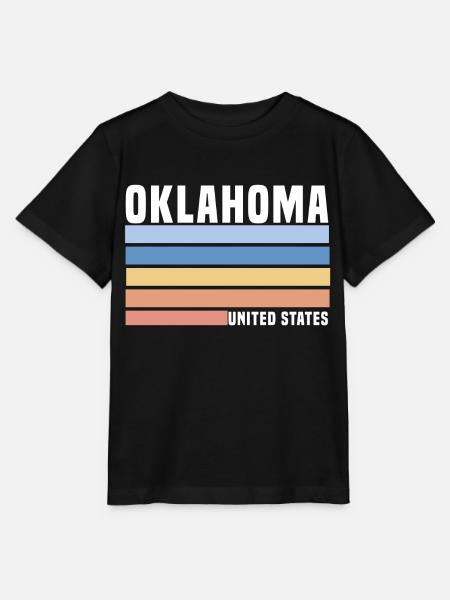 oklahoma - Stanley/Stella Kinder T-Shirt MINI CREATOR - Schwarz