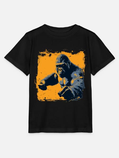 Smashing Gorilla - Stanley/Stella Kinder T-Shirt MINI CREATOR - Schwarz