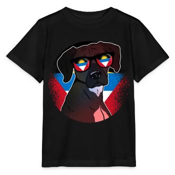 Antigua and Barbuda - Stanley/Stella MINI CREATOR Kids’ T-Shirt - black - Front - Mikhail (115cm)