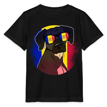Andorra - Stanley/Stella MINI CREATOR Kids’ T-Shirt - black - Front - Mikhail (115cm)