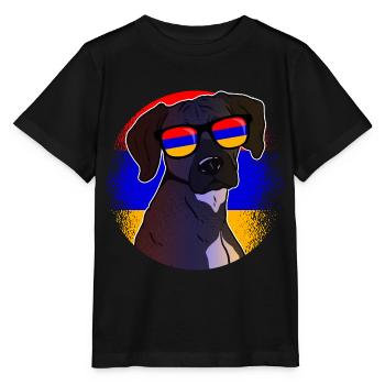Armenia - Stanley/Stella MINI CREATOR Kids’ T-Shirt - black - Front - Mikhail (115cm)