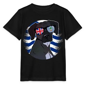 British Indian Ocean Territory - Stanley/Stella MINI CREATOR Kids’ T-Shirt - black - Front - Mikhail (115cm)