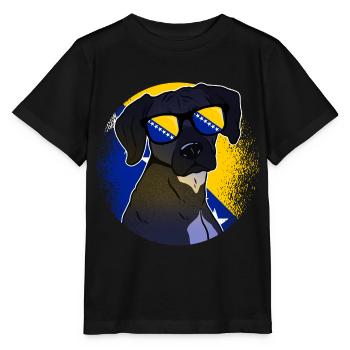 Bosnien und Herzegowina - Stanley/Stella Kinder T-Shirt MINI CREATOR  - Schwarz - Vorne - Mikhail (115cm)