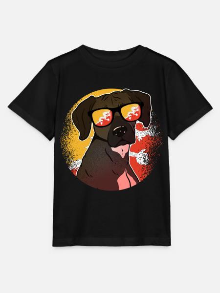 Bhutan - Stanley/Stella Kinder T-Shirt MINI CREATOR - Schwarz