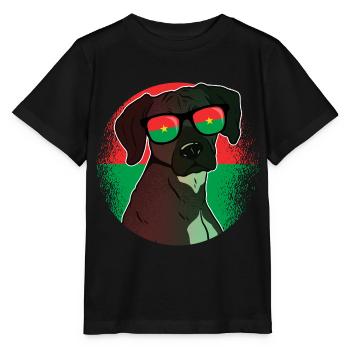 Burkina Faso - T-shirt bio MINI CREATOR Stanley/Stella Enfant - noir - Devant - Mikhail (115cm)