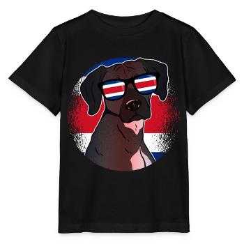Costa Rica - Stanley/Stella Kinder T-Shirt MINI CREATOR  - Schwarz - Vorne - Mikhail (115cm)
