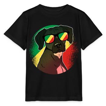 Kongo Republik - Stanley/Stella Kinder T-Shirt MINI CREATOR  - Schwarz - Vorne - Mikhail (115cm)