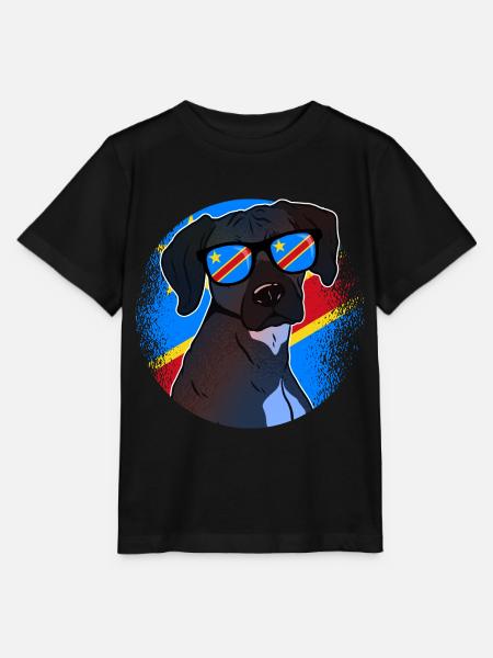 Demokratische Republik Kongo - Stanley/Stella Kinder T-Shirt MINI CREATOR  - Schwarz