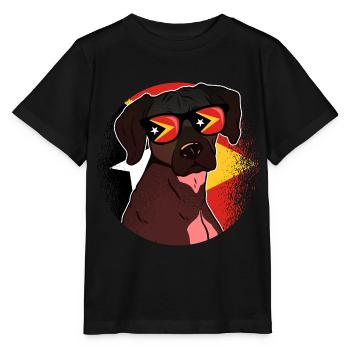 Timor oriental - T-shirt bio MINI CREATOR Stanley/Stella Enfant - noir - Devant - Mikhail (115cm)