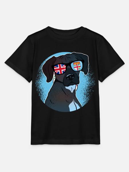 Fidschi - Stanley/Stella Kinder T-Shirt MINI CREATOR  - Schwarz