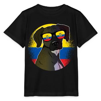 Équateur - T-shirt bio MINI CREATOR Stanley/Stella Enfant - noir - Devant - Mikhail (115cm)