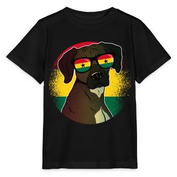 Ghana - Stanley/Stella MINI CREATOR Kids’ T-Shirt - black - Front - Mikhail (115cm)
