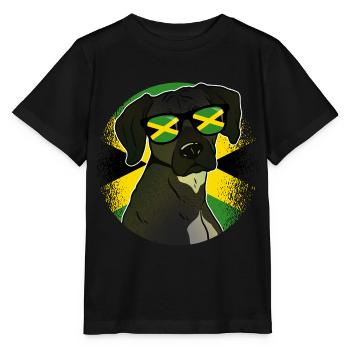 Jamaïque - T-shirt bio MINI CREATOR Stanley/Stella Enfant - noir - Devant - Mikhail (115cm)