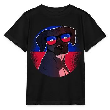 Haiti - Stanley/Stella MINI CREATOR Kids’ T-Shirt - black - Front - Mikhail (115cm)
