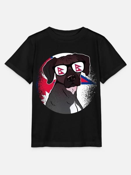 Nepal - Stanley/Stella Kinder T-Shirt MINI CREATOR  - Schwarz