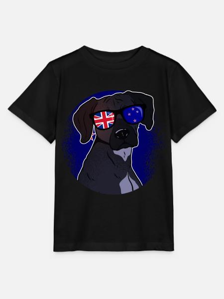 Neuseeland - Stanley/Stella Kinder T-Shirt MINI CREATOR  - Schwarz