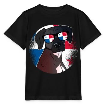 Panama - Stanley/Stella Kinder T-Shirt MINI CREATOR  - Schwarz - Vorne - Mikhail (115cm)