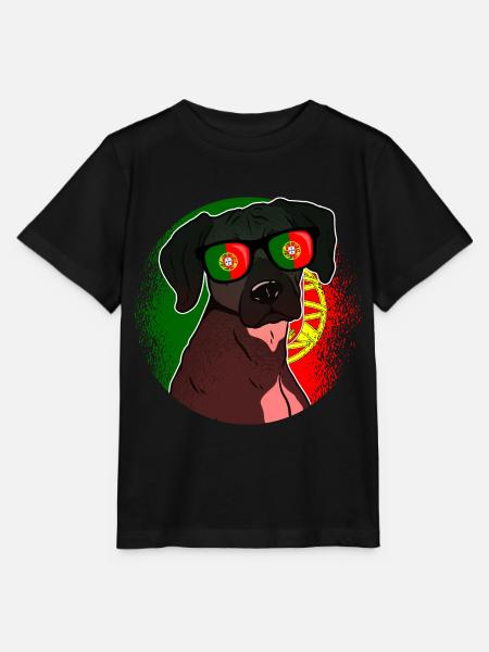 Portugal - T-shirt bio MINI CREATOR Stanley/Stella Enfant - noir