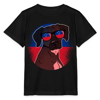 Samoa - Stanley/Stella Kinder T-Shirt MINI CREATOR  - Schwarz - Vorne - Mikhail (115cm)