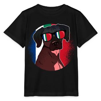 Republik Maluku Selatan - Stanley/Stella Kinder T-Shirt MINI CREATOR  - Schwarz - Vorne - Mikhail (115cm)