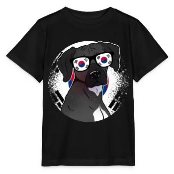 South Korea - Stanley/Stella MINI CREATOR Kids’ T-Shirt - black - Front - Mikhail (115cm)