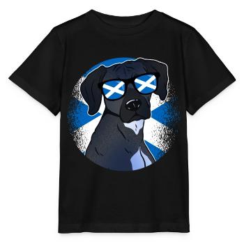 Scotland - Stanley/Stella MINI CREATOR Kids’ T-Shirt - black - Front - Mikhail (115cm)