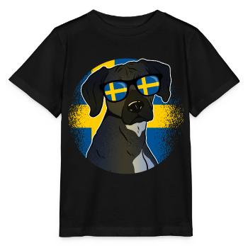 Schweden - Stanley/Stella Kinder T-Shirt MINI CREATOR  - Schwarz - Vorne - Mikhail (115cm)