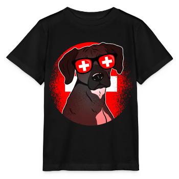 Switzerland - Stanley/Stella MINI CREATOR Kids’ T-Shirt - black - Front - Mikhail (115cm)