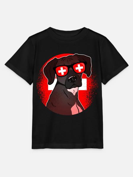 Schweiz - Stanley/Stella Kinder T-Shirt MINI CREATOR  - Schwarz