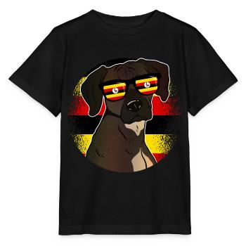 Uganda - Stanley/Stella MINI CREATOR Kids’ T-Shirt - black - Front - Mikhail (115cm)