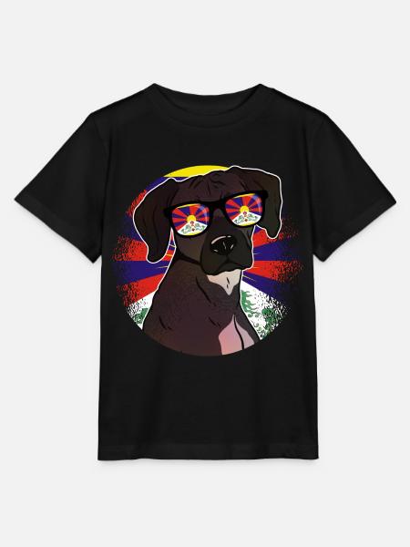 Tibet - Stanley/Stella Kinder T-Shirt MINI CREATOR - Schwarz